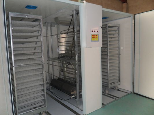 वाणिज्यिक एकल चरण इनक्यूबेटर अंडा हैचिंग मशीन 20000 अंडे 5.7kw